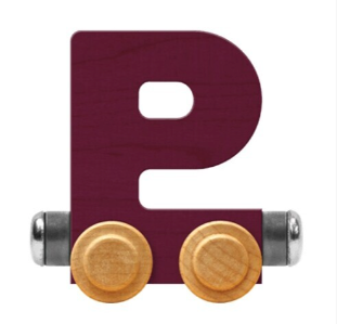 NameTrains Bright Letter P