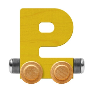 NameTrains Bright Letter P
