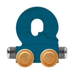 NameTrains Bright Letter Q