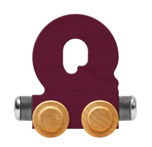 NameTrains Bright Letter Q