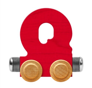 NameTrains Bright Letter Q