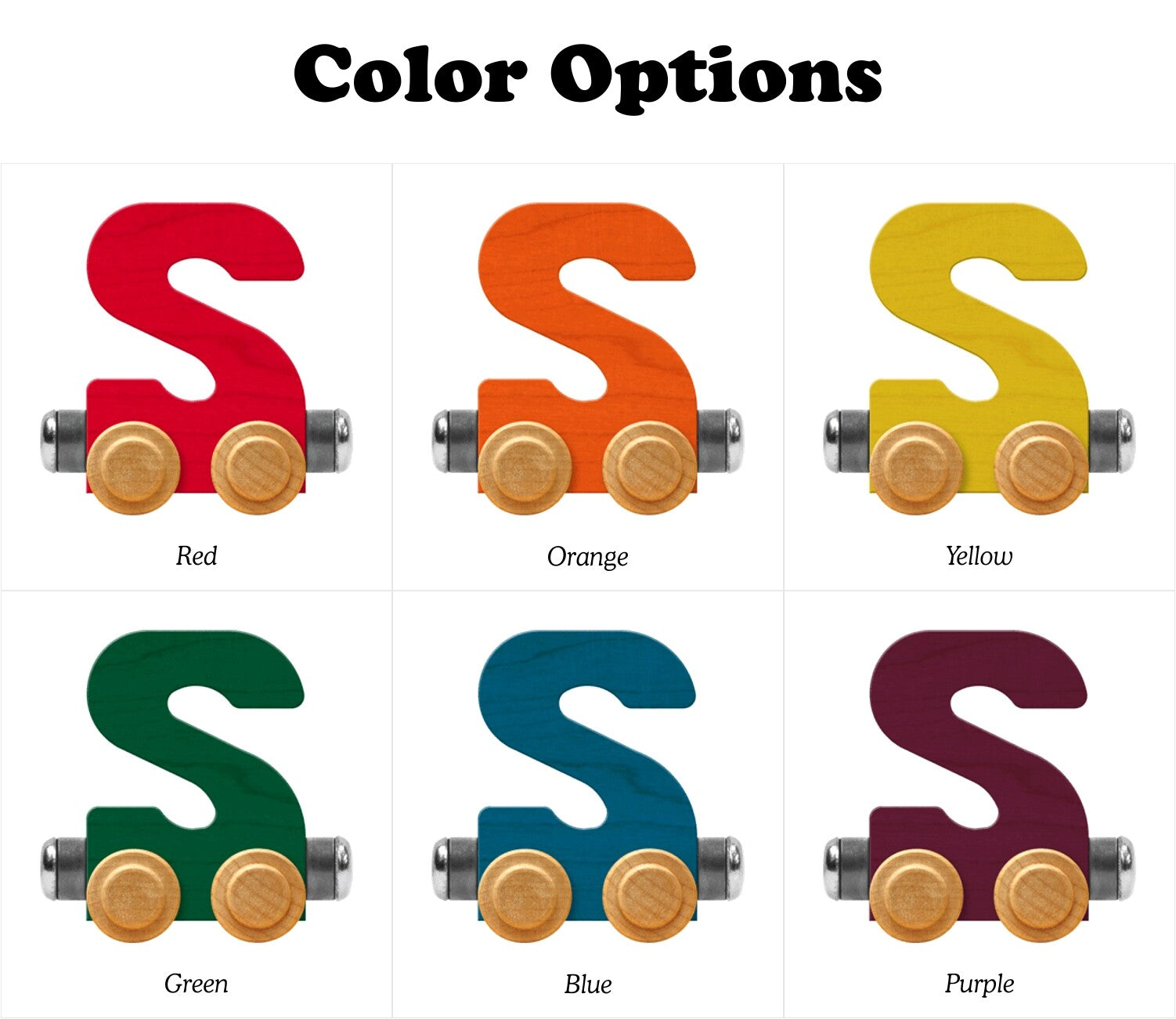 NameTrains Bright Letter S