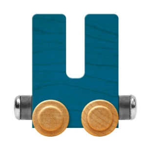 NameTrains Bright Letter U