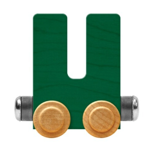 NameTrains Bright Letter U