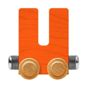 NameTrains Bright Letter U