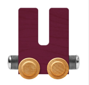 NameTrains Bright Letter U