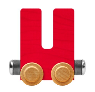 NameTrains Bright Letter U