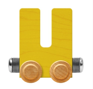 NameTrains Bright Letter U