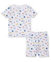 Ocean Oasis PJ Set, Blue