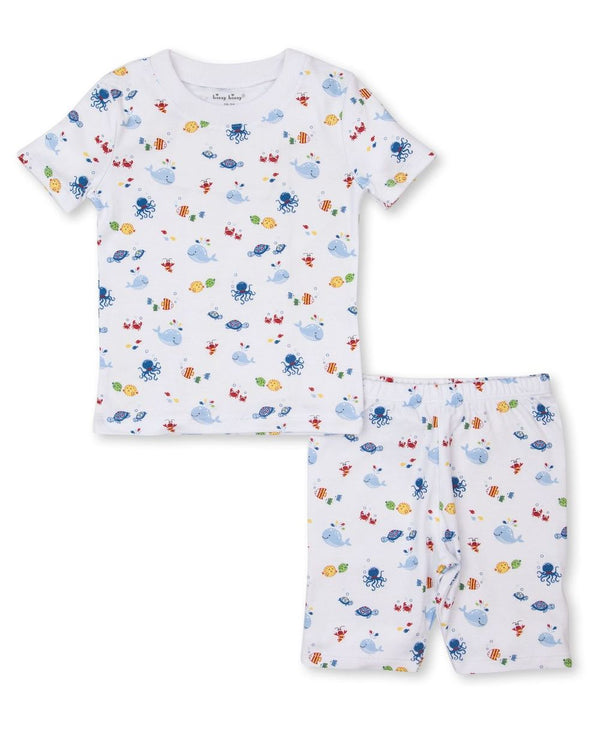 Ocean Oasis PJ Set, Blue