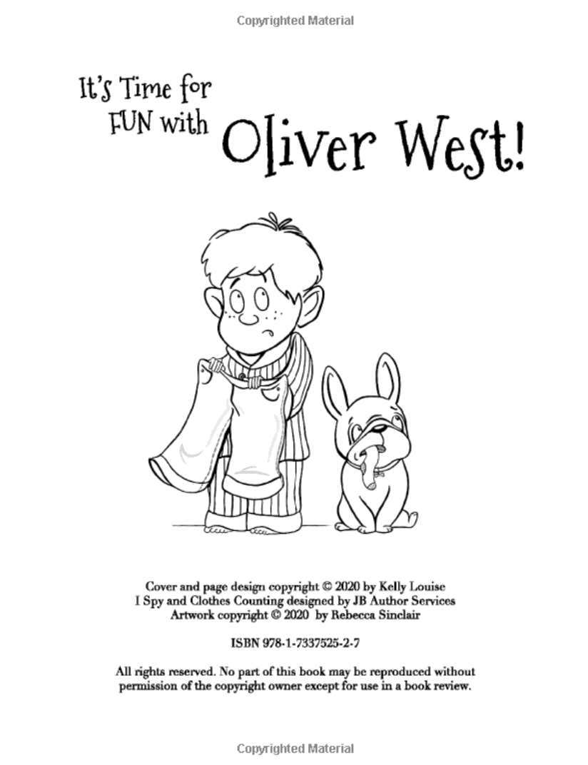 Oliver West! Activity & Coloring Book