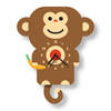 Pendulum Clock, Monkey