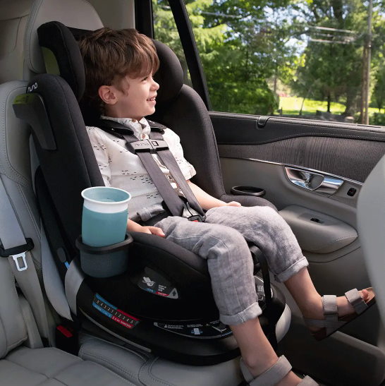 Nuna REVV Rotating Convertible Car Seat w/ Cupholder + 2nd Insert