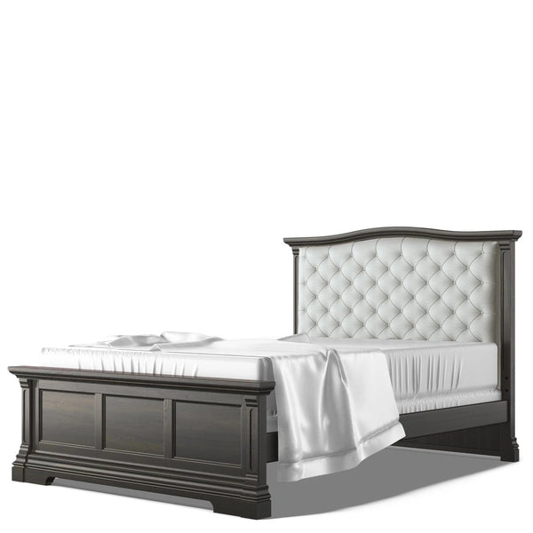 Imperio Full Bed, Tufted Espresso