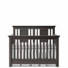 Convertible Crib Open Back Oil Grey