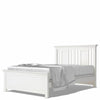 Full Bed Open Back Solid White