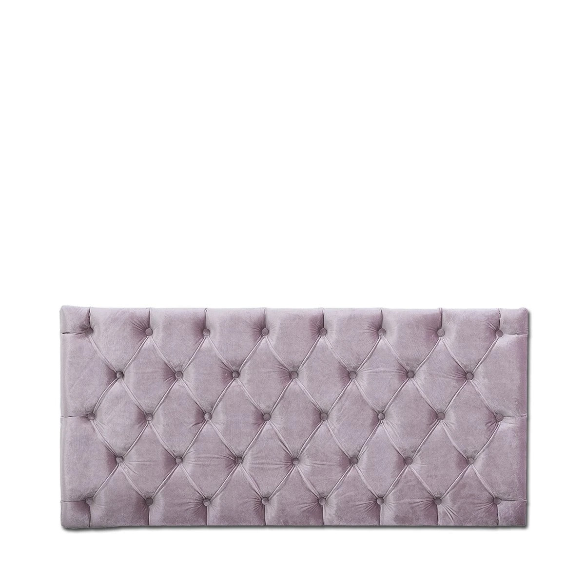 Tufted Panel Pink Velvet