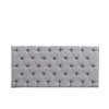 Tufted Panel Grey Linen