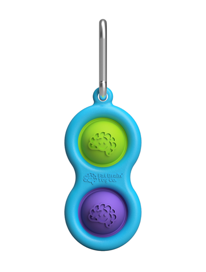 Simpl Dimpl New Bright Colors Keychain