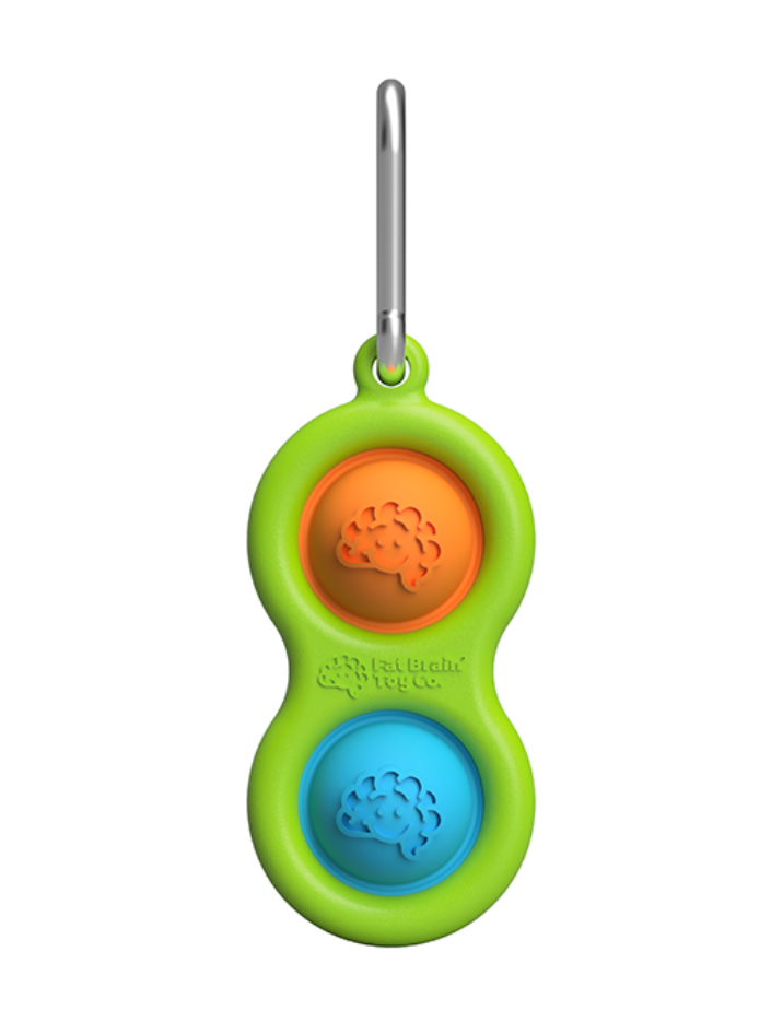 Simpl Dimpl New Bright Colors Keychain