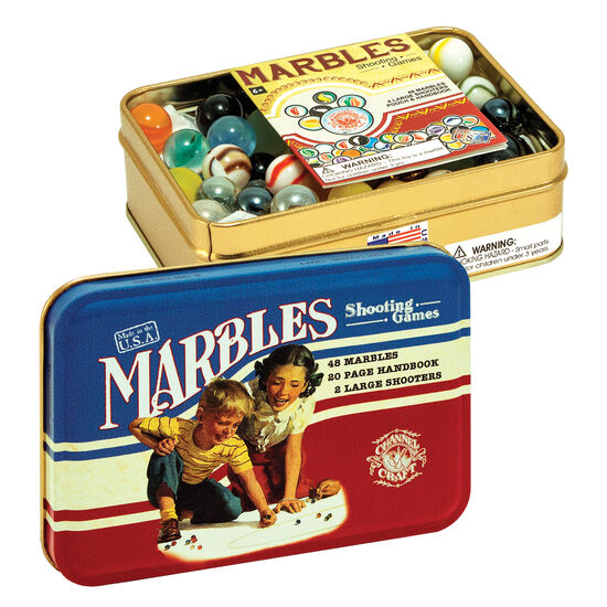 FINALSALE: Vintage Toy Tin Classic Marbles