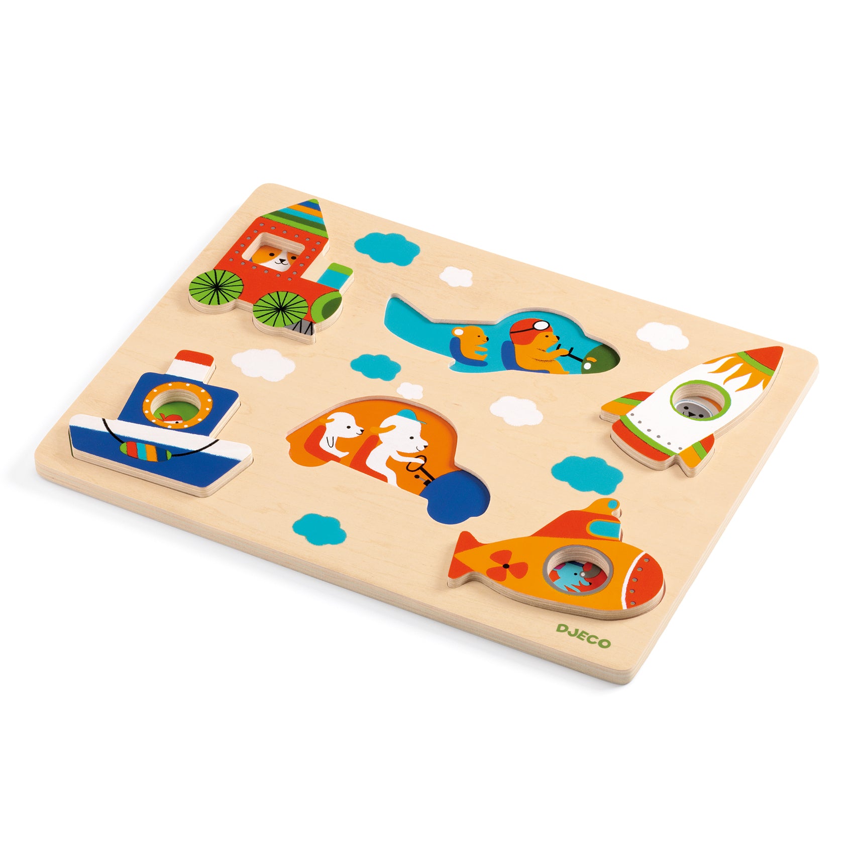 Wooden Puzzles Vroum