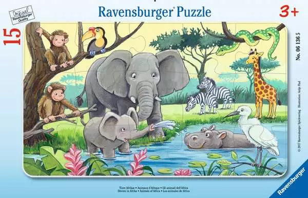 Ravensburger Animals of Africa 15PC