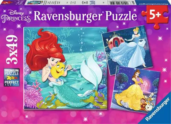 Ravensburger Princesses Adventure 3x49PC Puzzles