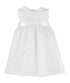 Organza Silk Dress, White