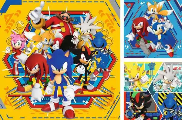 Ravensburger Sonic the Hedgehog 3x49PC Puzzles