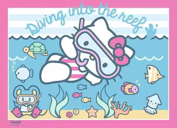 Ravensburger Let's Go Hello Kitty Bumper Pack 4 x 100PC Puzzles