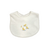 Baby Club Chic Three Little Ducks Bib w/Crochet Trim