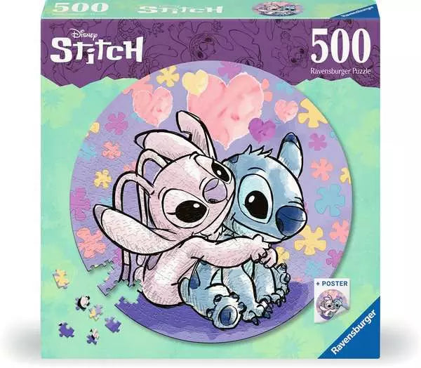 Ravensburger 17581 Stitch 500PC Puzzle + Poster