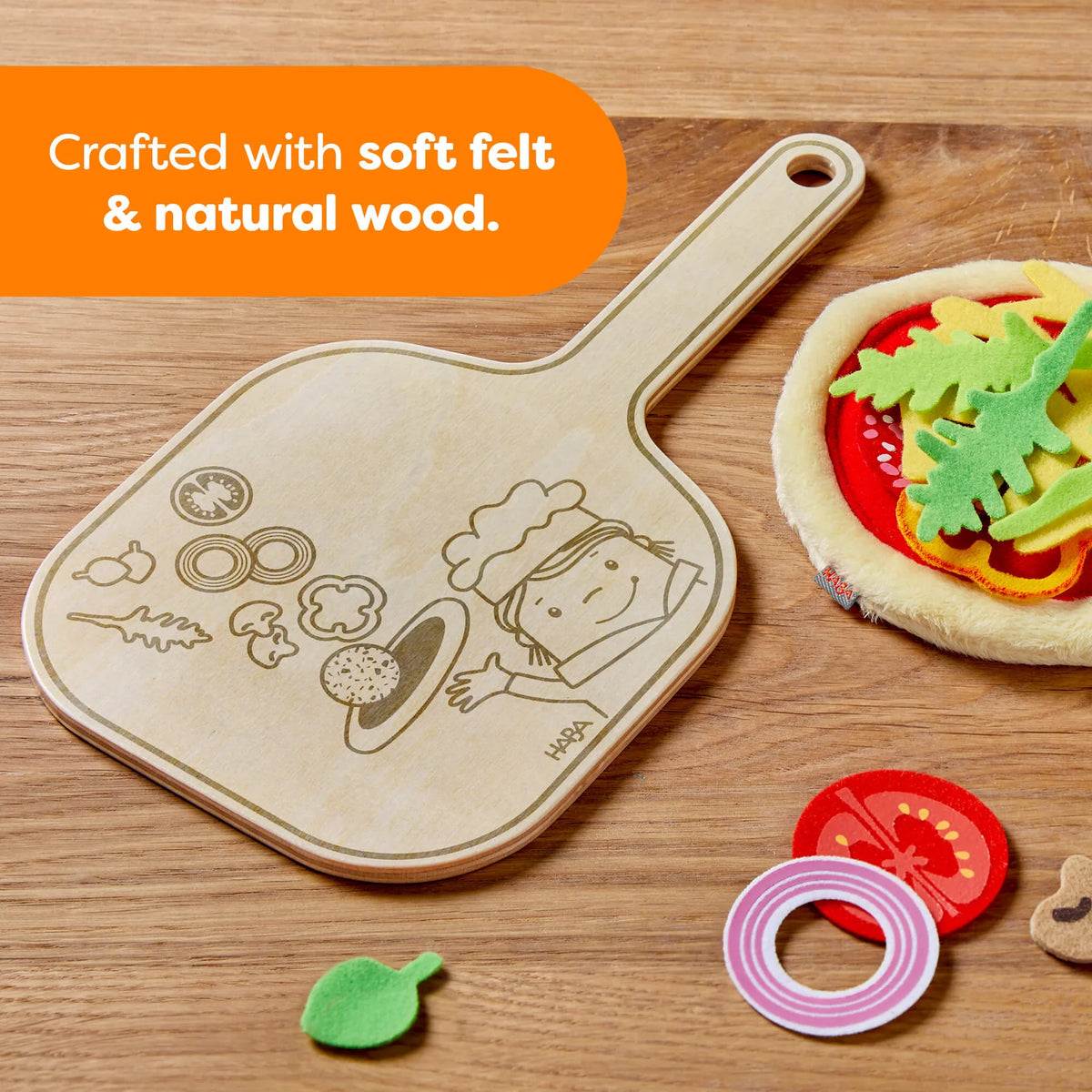 Haba Creative Play – Pizza Party Play Food Set
