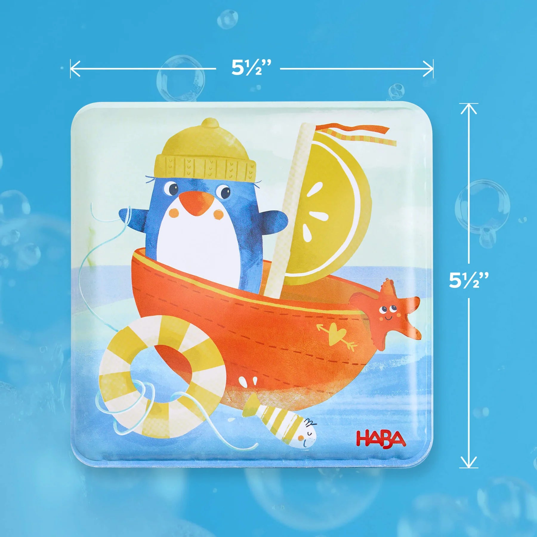 Haba Penguin Bath Book with Squeaker