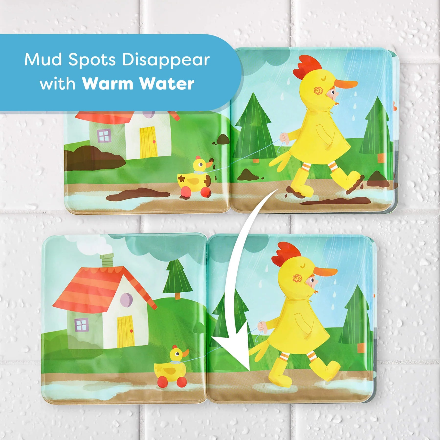 Haba Magic Muddy Day Color Changing Bath Book