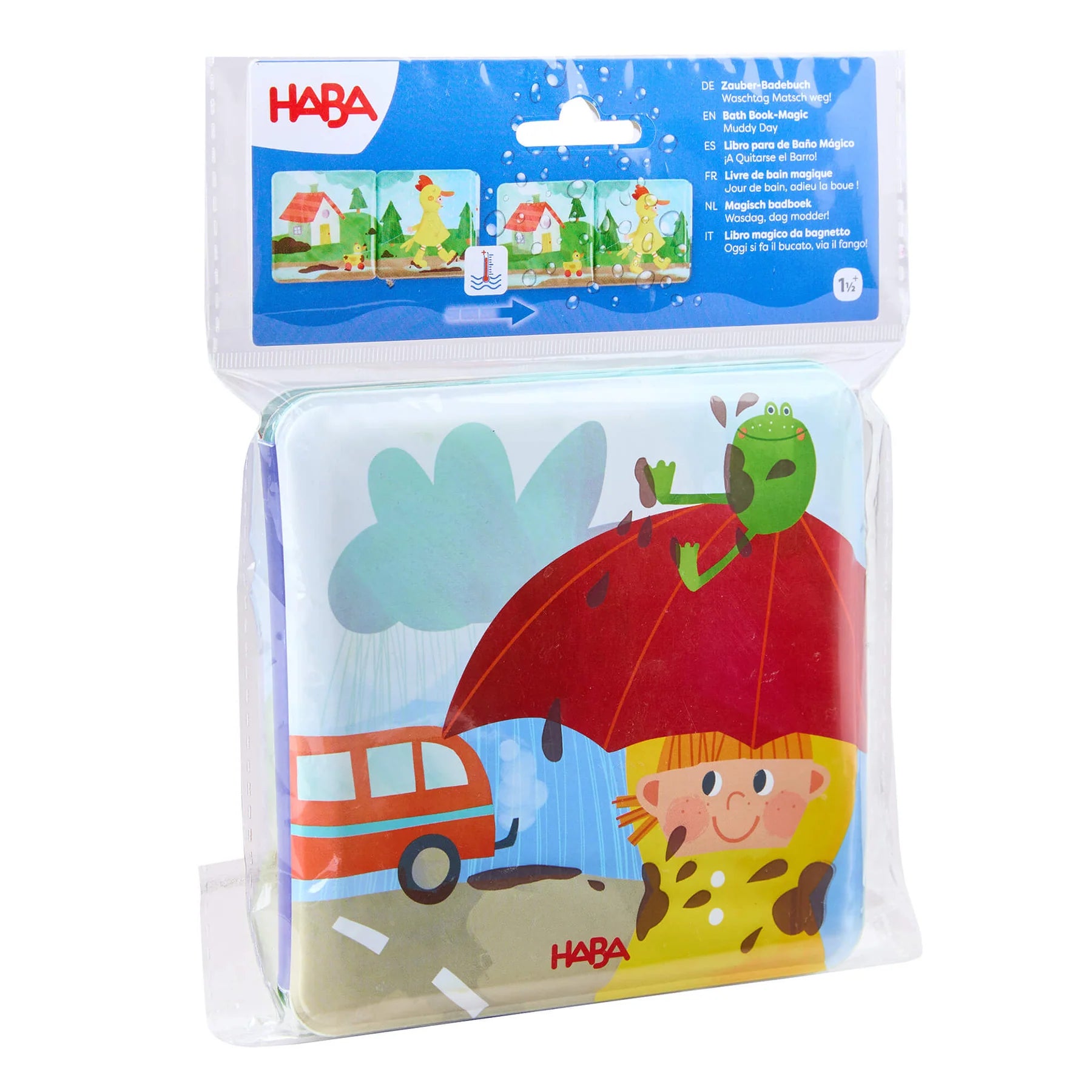 Haba Magic Muddy Day Color Changing Bath Book