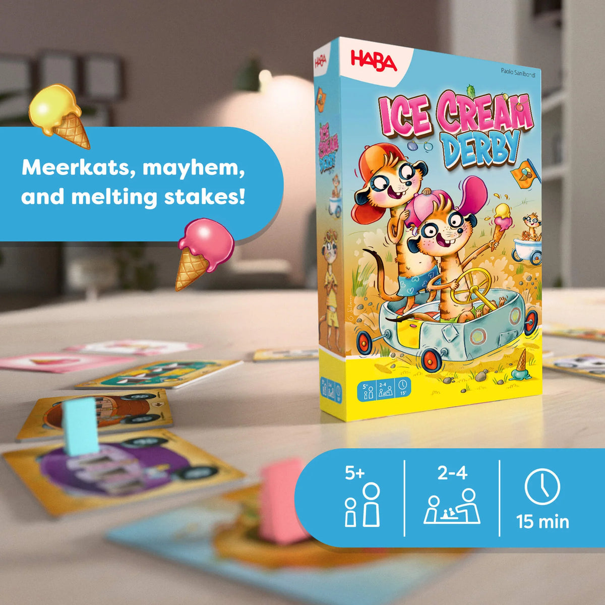 Haba Ice Cream Derby Racing Game