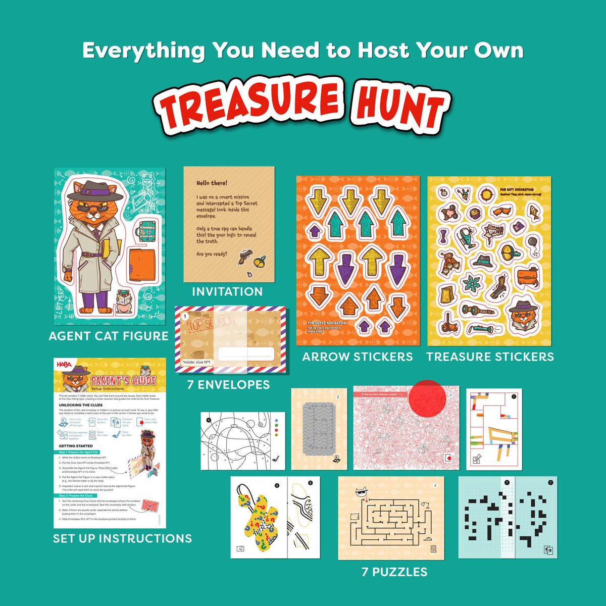 Haba Secret Agent Treasure Hunt Party Game