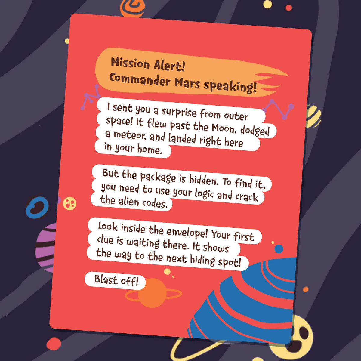 Haba Space Treasure Hunt Party Game
