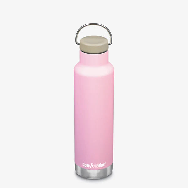 20 oz Classic Insulated Water Bottle with Loop Cap, Lotus