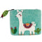 Wild Woolies Handmade Wool Coinpurse - Happy Llama