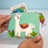 Wild Woolies Handmade Wool Coinpurse - Happy Llama