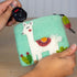 Wild Woolies Handmade Wool Coinpurse - Happy Llama