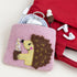 Wild Woolies Handmade Wool Coinpurse - Hungry Hedgehog
