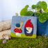 Wild Woolies Handmade Wool Coinpurse - Mushroom Gnome