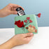 Wild Woolies Handmade Wool Coinpurse - Love Cardinals