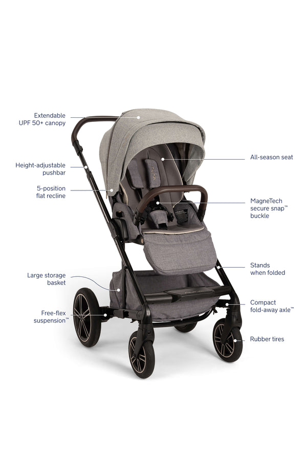 MIXX™ next Stroller W/ Magnetic Buckle