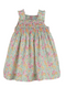 Luli & Me Garden Smock Dress, Pink, Embroidery Handmade