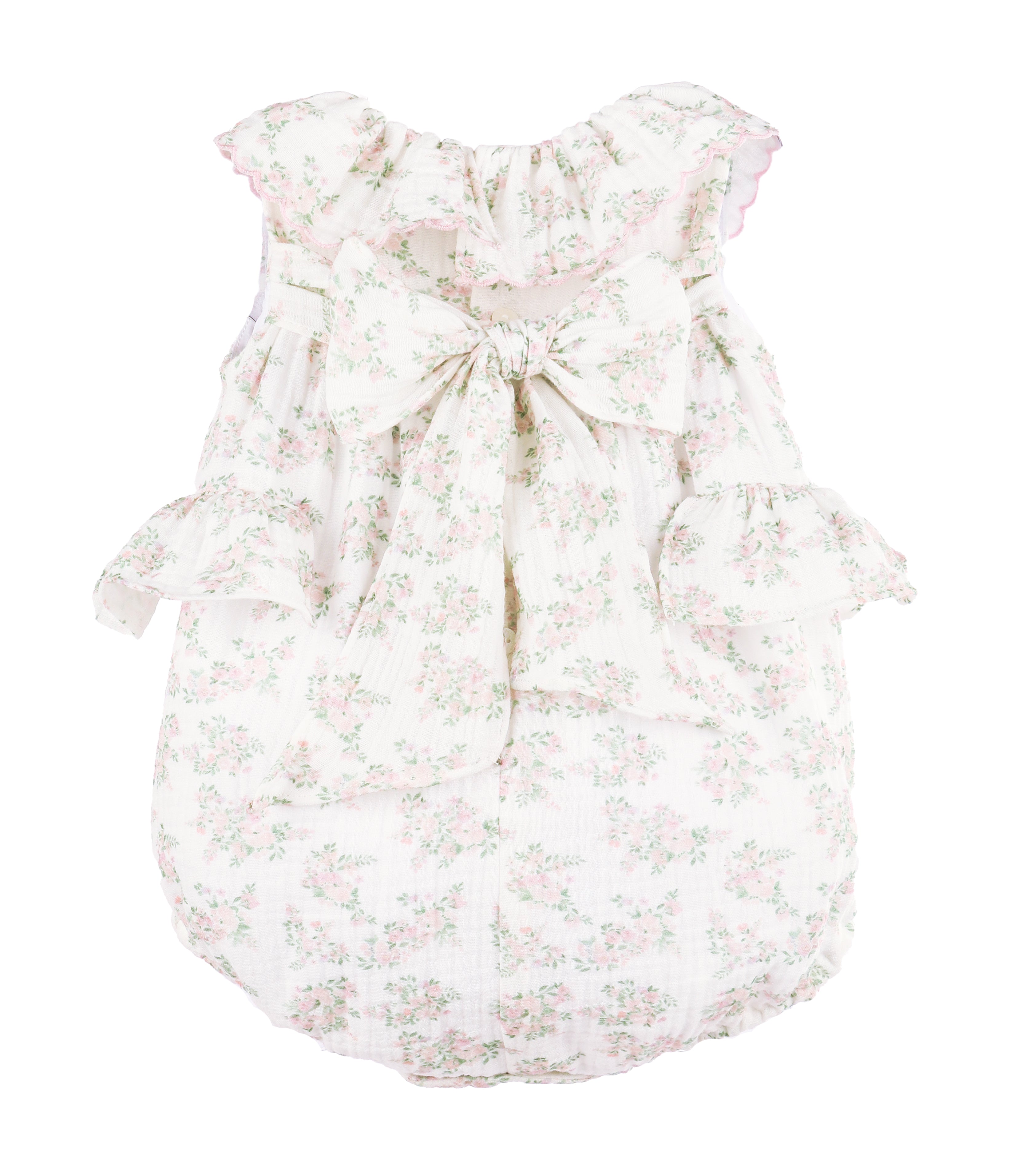 Sophie & Lucas Floral Bluffs Ruffle Bubble, Pink